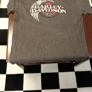 Harley-Davidson Men's Charcoal Graphic Tee